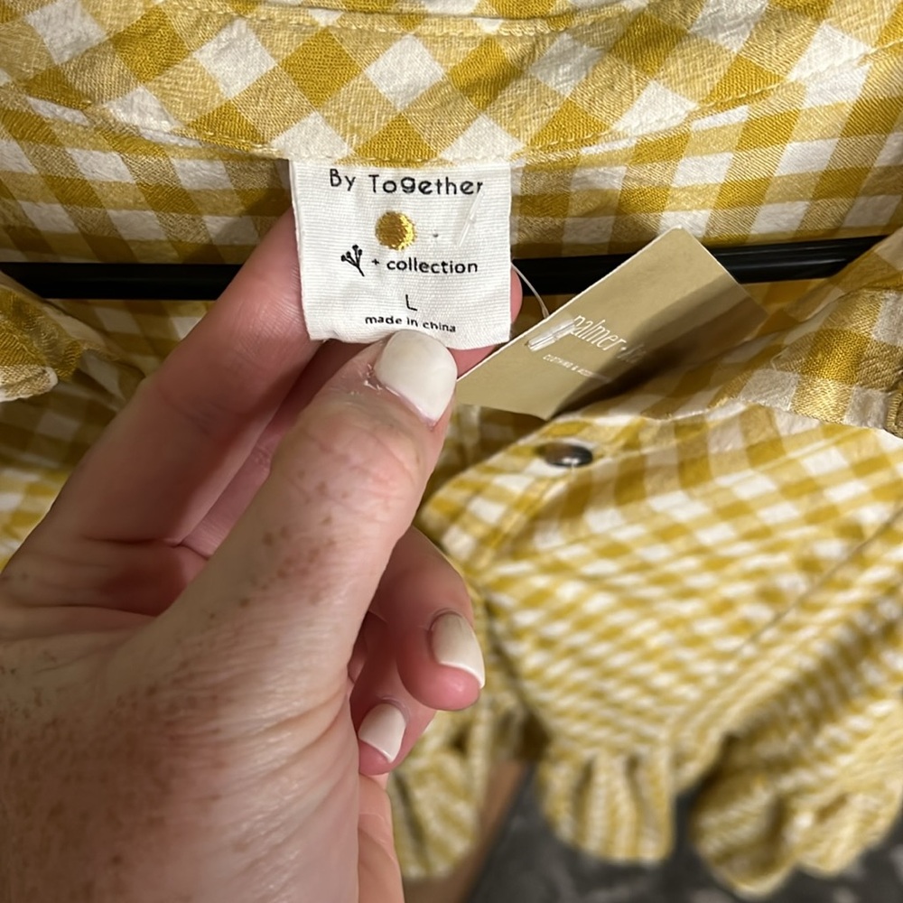 By together peplum button up - Picture 3 of 4